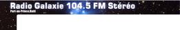 .RADIO GALAXIE  104.5 FM,  PORT AU PRINCE, HAITI, Le meilleur choix sur la bande FM